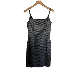 Gunne Sax for Jessica McClintock Black Star Pattern Dress‎ Size 9